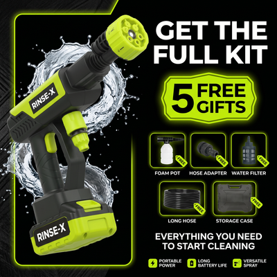 Rinse-X™ Cordless Pressure Washer