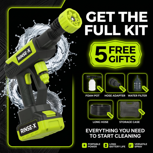 Rinse-X™ Cordless Pressure Washer