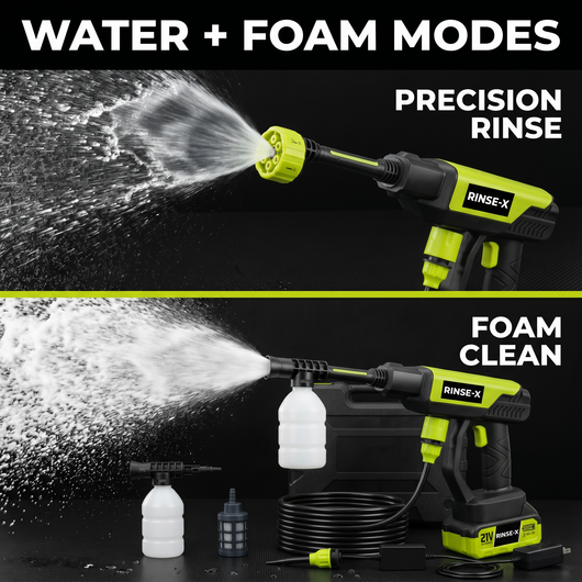 Rinse-X™ Cordless Pressure Washer